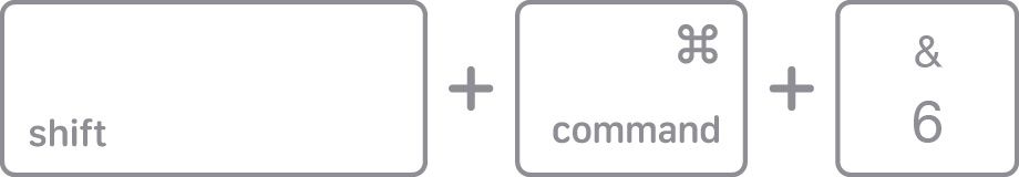 Mit Shift-Command-6 kann man die Touchbar der Macbooks fotografieren.
